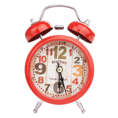 

Gobestart Small Bed Compact Travel Quartz Clock Cute Portable