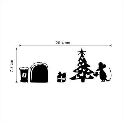 

Wall Sticker DIY Rats Mouse Horror Wall Sticker Decal Home Decor Floor Bedroom Decor Kitchen Kids