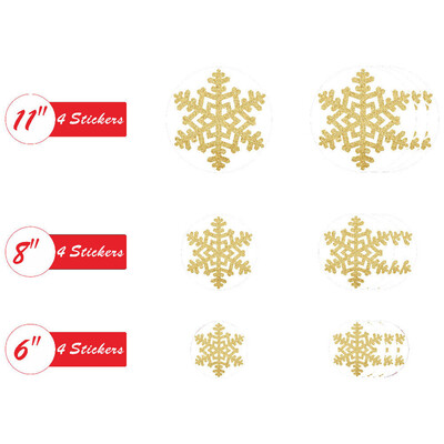 

Gobestart Christmas New CreativeWall Stickers Self-adhesive Round Holiday Decoration