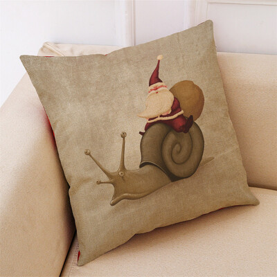 

Tailored New Christmas Cotton Linen Pillow Case Sofa Cushion Cover Home Decor