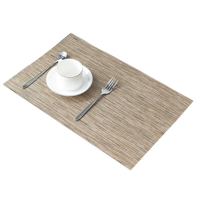 

Non-Slip PVC Waterproof Insulation Table Mat For Dining Table Multicolored Heat-Resistant Placemats For Home Restaurant