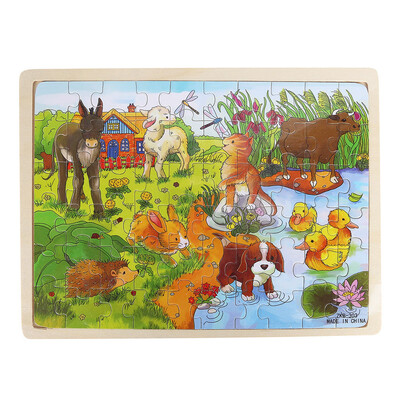 

Tailored Wooden Apple House Puzzle Educational Developmental Baby Kids Training Toy A
