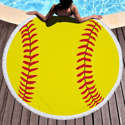 

Toponeto 1 PC Round Beach Pool Home Shower Towel Blanket Table Cloth Yoga Mat