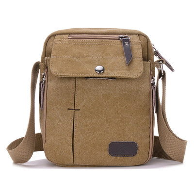 

Small Messenger Bag Canvas Bag Shoulder Bag Men Outdoor Travel Bag High Quality