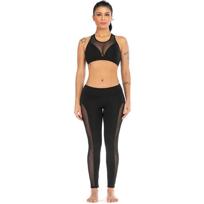 

Yoga Kleding Sportkleding Dames Hoge Taille Stretch Zweetabsorberende Kleding Strak Fitness Sportpak