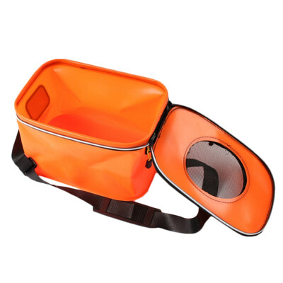 

LEO Portable Folding Fish Wear Bucket Outdoor EVA Fishing Tackle Boxes with Handle Fishing Bags Outdoor Fishing Water Tank