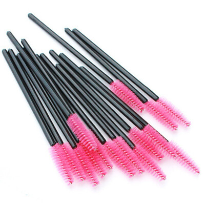 

100 PCS Eyelash Makeup Brush Mini Mascara Wands Applicator Disposable Extension Tools H1