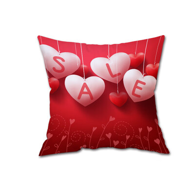 

〖Follure〗Happy Valentines Day Throw Pillow Case Sweet Love Square Cushion Cover