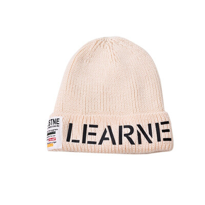 

Fashion Girls Boys Hat Autumn Winter Warm Kids Baby Solid Print Hats Wool Hemming Caps