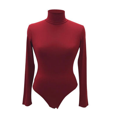 

Fashion Sexy Women Bodysuits Ladies Turtle Neck Bodysuit Romper Long Sleeve Leotard Tops Jumpsuit Clothes HY