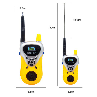 

〖Follure〗2Pcs Wireless Walkie Talkie Kids Electronic Toys Portable Two-Way Radio