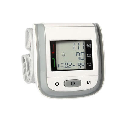 

Wrist Blood Pressure Monitor Portable Tensiometros Digital LCD Wrist Cuff Blood Pressure Meter Esfingomanometro Pulse