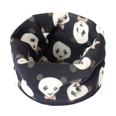 

Novelty Fashion Autumn Winter Boys Girls Print Collar Baby Scarf Cotton Neck Scarves