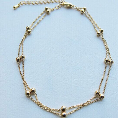 

Hot Women Gold Chain Infinity Ankle Anklet Bracelet Barefoot Sandal Foot Jewelry