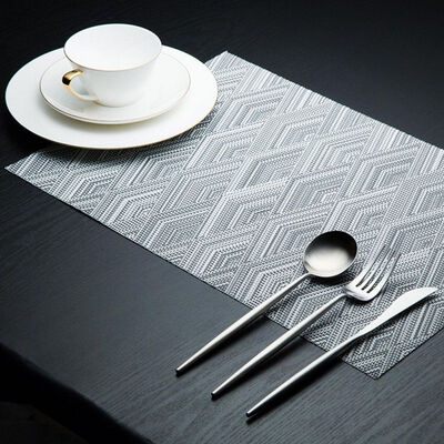 

Mats Environmental Protection Pvc Western Jacquard Non-slip Insulation PadInsulation PadCoasterCoffee Pad