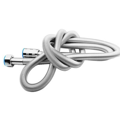 

15M2M 304 Stainless Steel Water Inlet Shower Head Spray Nozzle Connecting Pipe Tube Hose