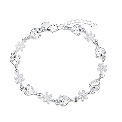 

2019 New Sale New High Quality Creative Personality Korean Fashion Exquisite Charm Girls Love Snow Bracelet