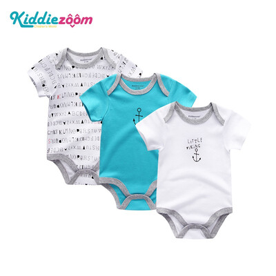 

Baby Girls Clothes Bodysuits Newborn Unicorn Cotton Baby Boys Clothes Rompers Short Sleeve O-Neck Clothing Sets 0-12M 3PCSLot