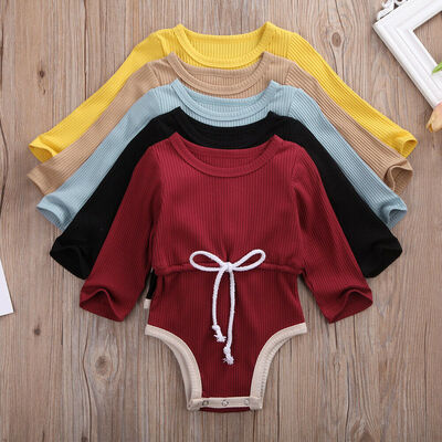 

Newborn Baby Girl Romper Jumpsuit Pajamas Long Sleeve Clothes Outfit