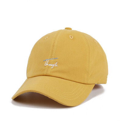 

Hat ladies fallwinter 2019 baseball cap lovers Joker fashion Cap letters embroidered outdoor sun hat men