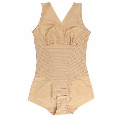 

Women Seamless Tummy Control Underwear Slim Shapewear Body Shaper Control Waist Cincher stripe Corset Bodysuits
