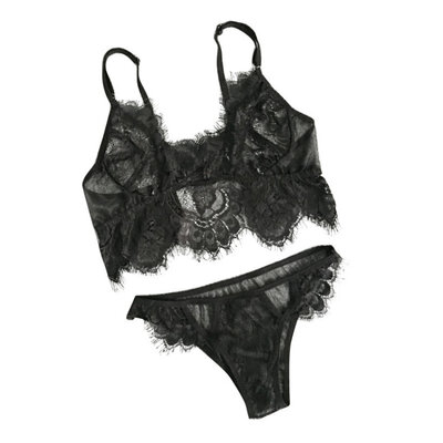 

Mulheres Sexy Lingerie de Renda Terno Bra G-string Calcinha Unpadded Calcinha Conjunto de Lingerie Terno
