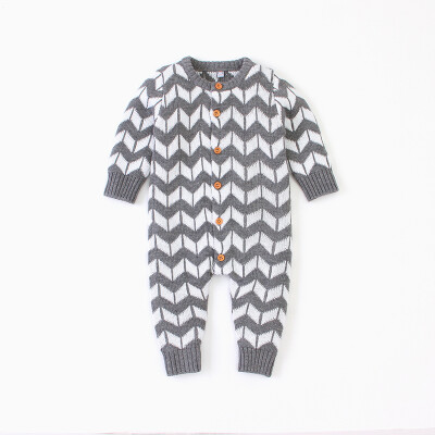 

Baby Girls knit Rompers Solid Knitted autumn Newborn Boys Jumpsuits Clothes Toddler Sweater Children Overall