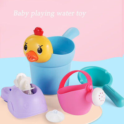 

YIWULAFun Education Bathtub Childrens Baby Shower Toy Gift Set Family Bath Toy