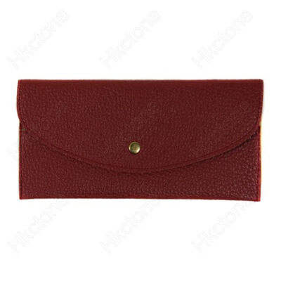 

Women Fashion Faux Leather Thin Purse Long Clutch Wallet Card Holder Handbag
