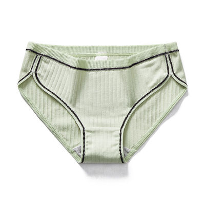 

Ins Wind Cotton Underwear Solid Color Sexy Breathable Cotton Low Waist Large Size Comfortable Ladies Briefs High Stretch Panty