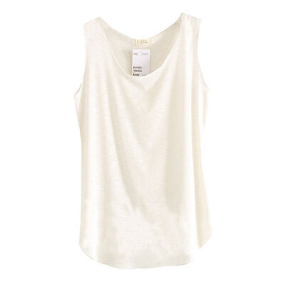 

Summer Women New Tank Tops Sleeveless Round Neck Loose Thin T Shirt Vest