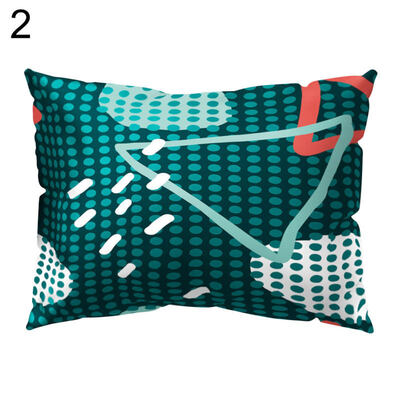 

Cartoon Graffiti Pillow Case Polyester Peach Skin Cushion Cover Home Sofa Decor
