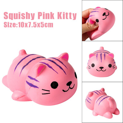 

〖Follure〗SquishiesCute Pink Kitty Scented Cream Slow Rising Squeeze Stress Reliever Toy