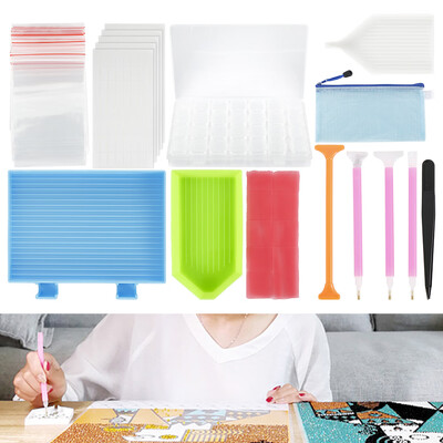 

Diamond Painting Tools&Accessories Kits Diamond Embroidery Box for Adults or Kids