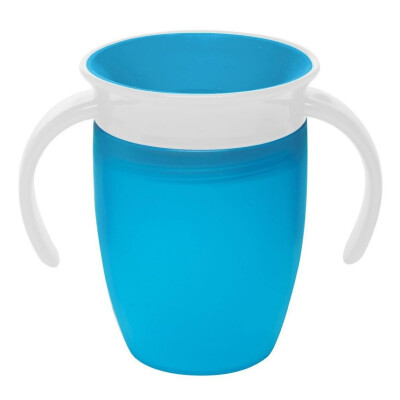 

240ML 360 Degrees Rotated Cups With Double Handle Baby Trainning Feeding Safe Leakproof Cup Infant Water Bottle