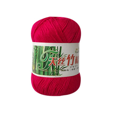 

Gobestart New Bamboo Cotton Warm Soft Natural Knitting Crochet Knitwear Wool Yarn 50g A