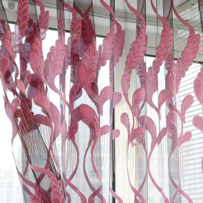 

Floral Tulle Voile Door Window Curtain Drape Panel Sheer Scarf