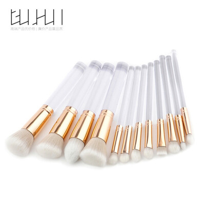 

Fashion White Makeup Brushes Set Cosmetics Makeup Tool Powder Eyeshadow Cosmetic Set 2017