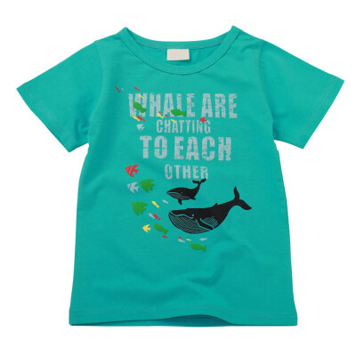 

Casual Baby T-shirt Summer Toddler Baby Boys Cotton Style Short Sleeve O-Neck Pullover Cartoon Print T-Shirts for Girls