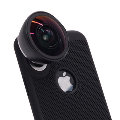 

KYOTSU Jingsheng mobile phone lens three-piece suit 105 degree HD wide-angle lens 185 degree full-screen fisheye lens 30-80mm telephoto macro lens