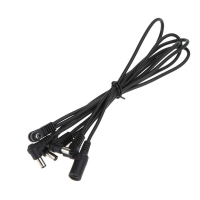 

5 Ways Electrode Daisy Chain Harness Cable Copper Wire for Guitar Effects Power Supply Adapter Splitter