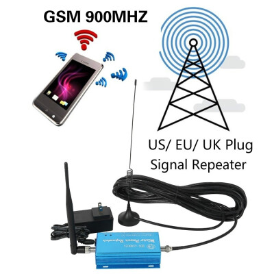 

US EU UK Plug GSM 900MHZ Mobile Phone Signal Repeater Booster 234G Cellular Amplifier