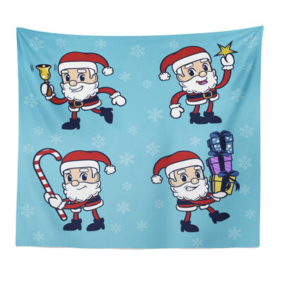 

Toponeto Merry Christmas Beach Cover Up Tunic Tapestry Tablecloth Home Decoration