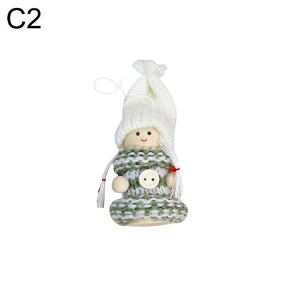 

Christmas Plush Doll Toy Xmas Tree Hanging Pendant Ornament Home Decor