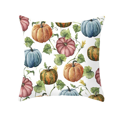 

〖Follure〗Fall Halloween Pumpkin Pillow Case Waist Throw Cushion Cover Sofa Home Decor