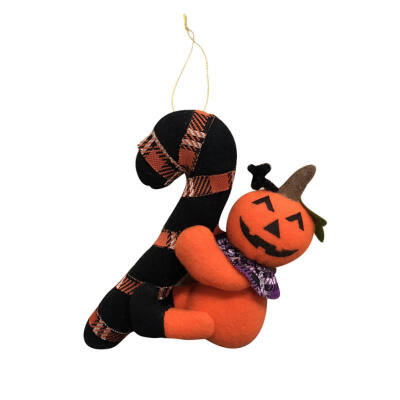 

Halloween Plush Cane Hanging Ornament Halloween Kids Toys Ghost Witch Pumpkin Doll Wall Hanging Decor Halloween Party Shop Decor