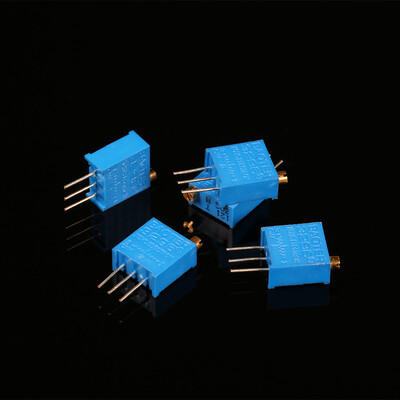 

50Pcs 3296W Multiturn Trimmer Potentiometer Kit 3296W High Precision Variable Resistor 500R 1K 2K 5K 10K 20K 50K 100K 200K 1M