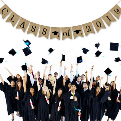 

Toponeto Graduation Bunting Banner Graduation Party Decor Banner Pull Flag