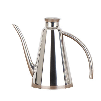 

500800ml Kitchen Stainless Steel Oil Can Vinegar Sauce Dispenser Storage Jar