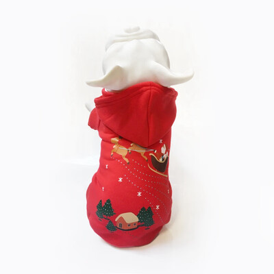 

Pets Fall Winter Christmas Warm Winter Print Sweater Blue Green Variety Hoodie Dog Jacket Thicken Sweater Pet Clothes